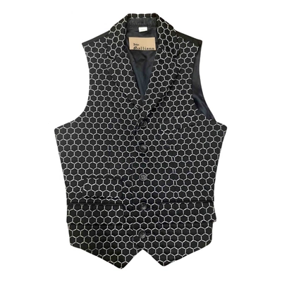 Pre-owned John Galliano Wool Vest In Grey