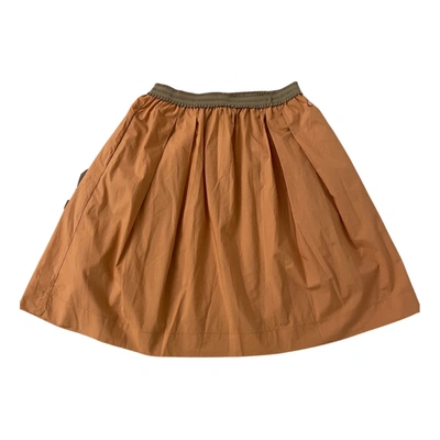 Pre-owned Woolrich Mid-length Skirt In Orange