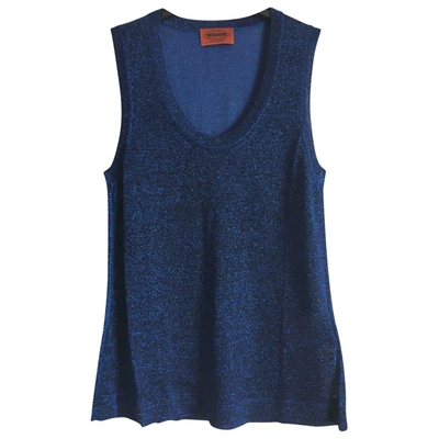 Pre-owned Missoni Vest In Blue