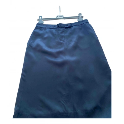 Pre-owned Chloé Mid-length Skirt In Black