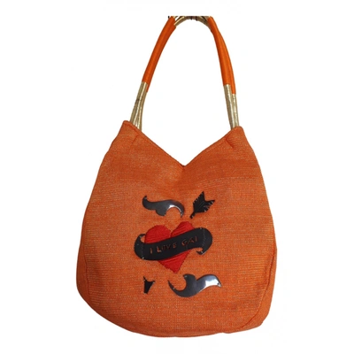 Pre-owned Gai Mattiolo Handbag In Orange