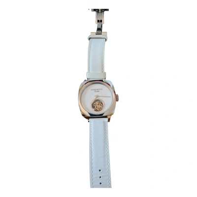 Pre-owned Nina Ricci Watch In White