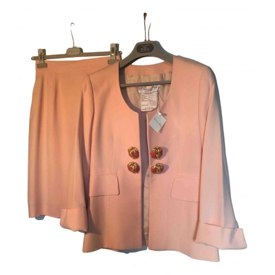 Pre-owned Dior Suit Jacket In Pink