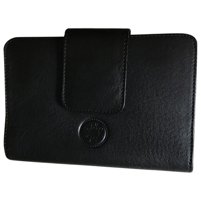 Pre-owned Guy Laroche Leather Diary In Black