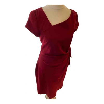 Pre-owned Hoss Intropia Mid-length Dress In Burgundy