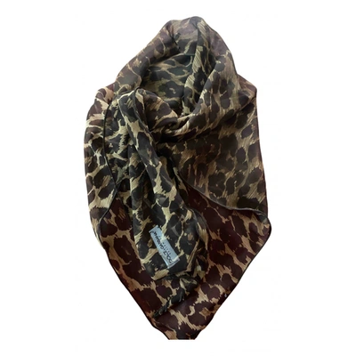 Pre-owned Dolce & Gabbana Scarf In Brown