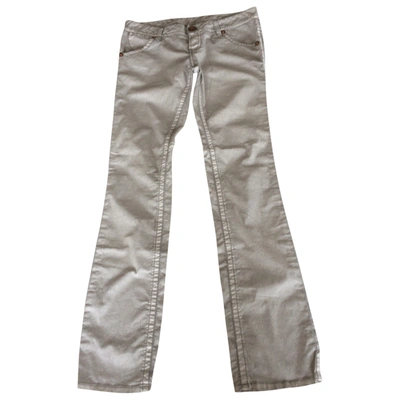 Pre-owned Ba&sh Slim Jeans In Anthracite