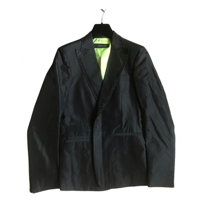 Pre-owned Dsquared2 Silk Suit In Black
