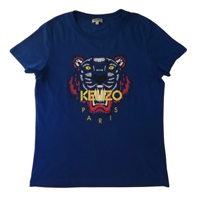 Pre-owned Kenzo Blue Cotton Top Tiger