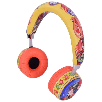 Pre-owned Dolce & Gabbana Leather Headphone In Multicolour