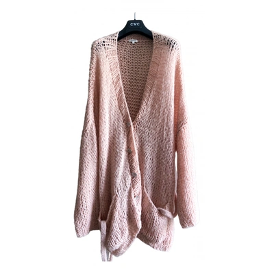 Pre-owned Manoush Pink Synthetic Knitwear