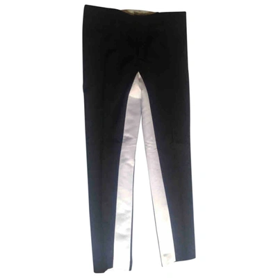 Pre-owned Each X Other Each X Wool Straight Pants In Black