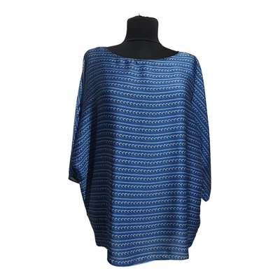 Pre-owned Michael Kors Blue Polyester Top