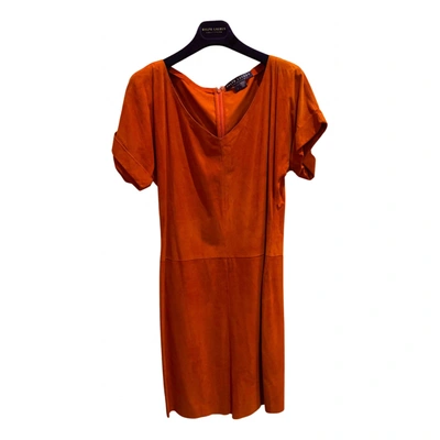 Pre-owned Ralph Lauren Mid-length Dress In Orange