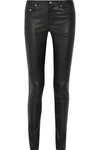 SAINT LAURENT Stretch-leather skinny pants