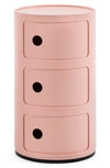 Kartell Componibili Set Of Drawers In Pink