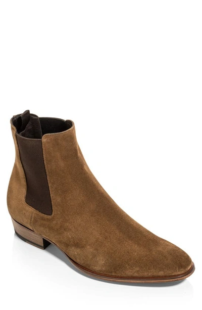 To Boot New York Shawn Chelsea Boot In Mid Brown Suede