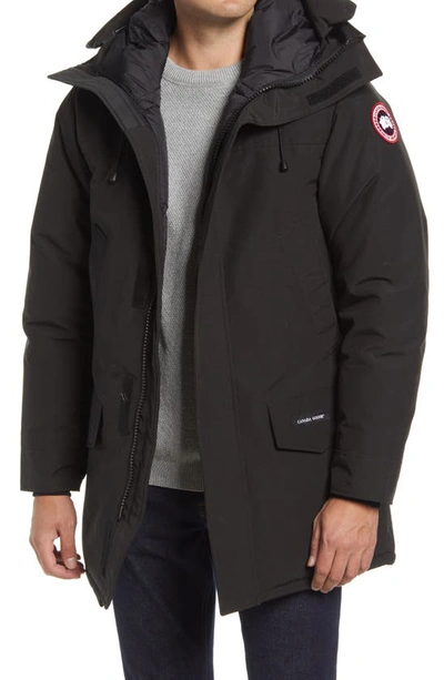 Canada Goose Langford Slim Fit 625 Fill Power Down Hooded Down Parka In Black