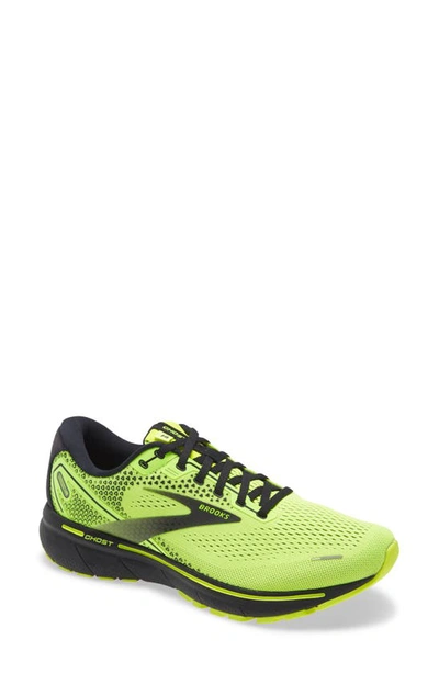 Brooks Ghost 14 Running Shoe In Nightlife/black