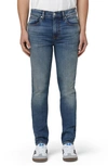 Hudson Axl Slim Fit Ripped Skinny Jeans In Blue