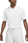 Nike Dri-fit Golf Polo In White/ Black