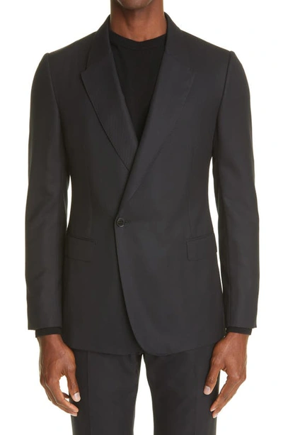 Ermenegildo Zegna Achillfarm Wool Blazer In Black