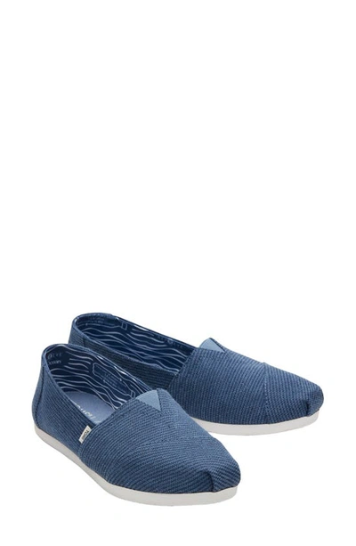 Toms Alpargata Slip-on In Blue/ Blue