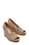 Toms Michelle Wedge Sandal In Natural