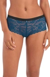 Freya Offbeat Lace Boyshorts In Poseidon