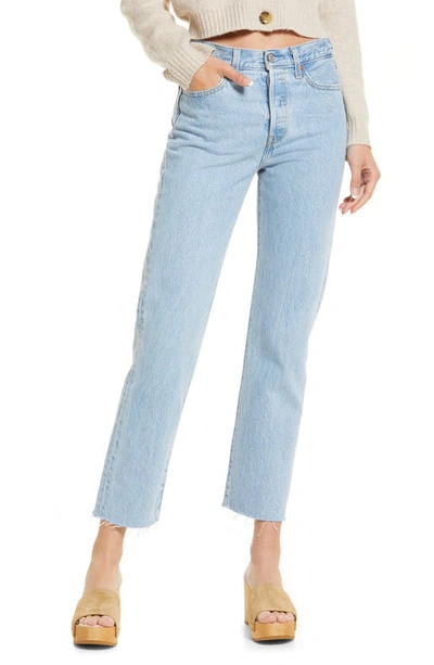 Levi's Wedgie Straight Jeans In Montgomery Baked In Love In The Mist