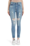 DOLCE & GABBANA AUDREY RIPPED ANKLE SKINNY JEANS,FTAH6DG8EE8