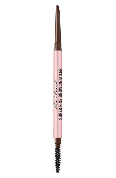 Too Faced Super Fine Brow Detailer Eyebrow Pencil Espresso 0.002 oz/ 0.057