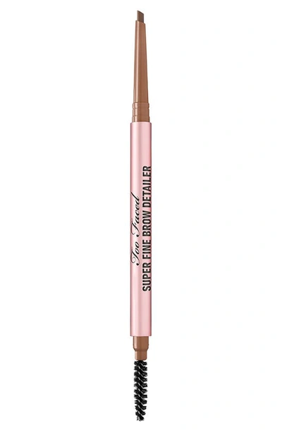 Too Faced Super Fine Brow Detailer Eyebrow Pencil Soft Brown 0.002 oz/ 0.057