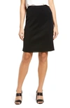 MING WANG KNIT PENCIL SKIRT,MS21