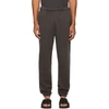 Les Tien Grey Heavyweight Classic Lounge Pants In Vintageblac