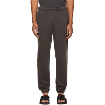 Les Tien Grey Heavyweight Classic Lounge Pants In Grau