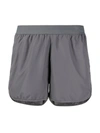 Thom Browne Flyweight Tech Running Shorts, Medium Grey In Grey