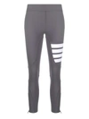 Thom Browne 4-bar Compression Leggings, Medium Grey In Grey