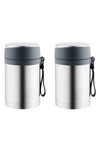Berghoff International Essentials 0.9 Quart Food Container In Silver