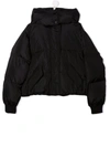 Mm6 Maison Margiela Teen Padded Bomber Jacket In Black