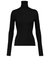 DOLCE & GABBANA CASHMERE AND SILK TURTLENECK SWEATER,P00574854