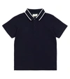 FENDI COTTON POLO SHIRT,P00597422