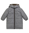 Fendi Reversible Ff Puffer Coat In Multicoloured