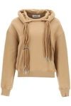 Ambush Multicord Cotton Hoodie In Natural Va (brown)