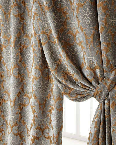 Legacy Two 50"w X 84"l Bella Damask Curtains