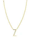 Lana Get Personal Initial Pendant Necklace With Diamonds In Z