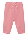 Dolce & Gabbana Kids' Girl's Logo Bow Jogger Pants In F0660 Pink Confet
