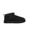 Ugg Round-headed Flat-bottomed Short Boots In Black