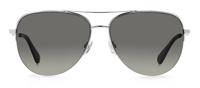 Kate Spade Maisie/g/s Wj 0yb7 Aviator Polarized Sunglasses In Grey