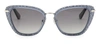 Kate Spade Thelma/g/s Wj 0kb7 Wayfarer Polarized Sunglasses In Grey